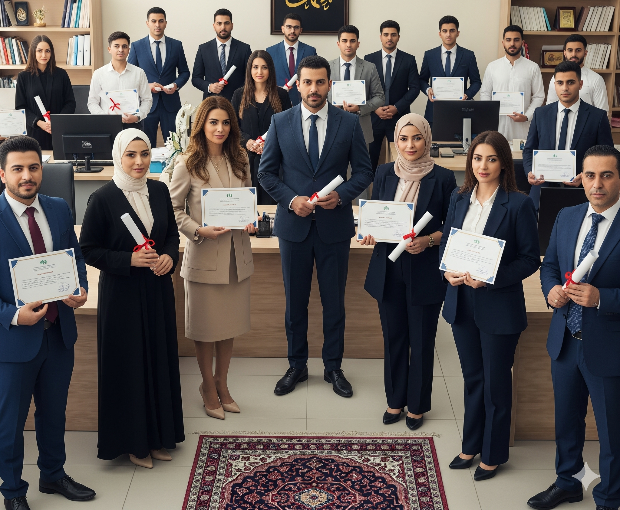 صورة من تدريب OPPSNETS وجائزة تدريب في العراق
